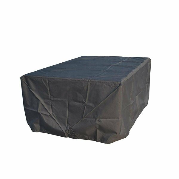 Direct Wicker Durable & Water Resistant Outdoor Furniture Cover for Bench; Loveseat & Sofa; Black-106x106x28 in. RC-1120
